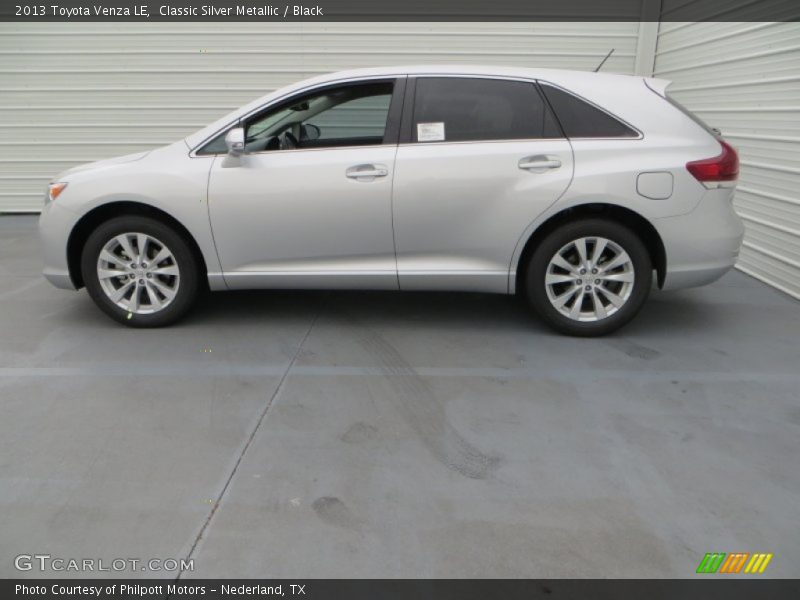 Classic Silver Metallic / Black 2013 Toyota Venza LE