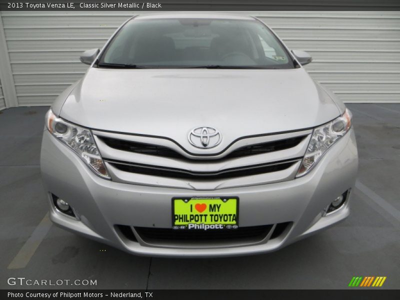 Classic Silver Metallic / Black 2013 Toyota Venza LE