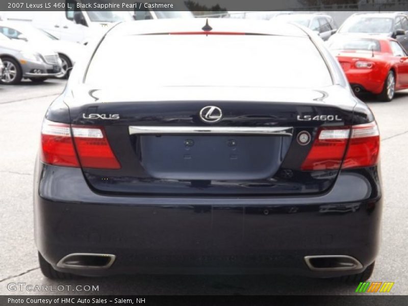 Black Sapphire Pearl / Cashmere 2007 Lexus LS 460 L