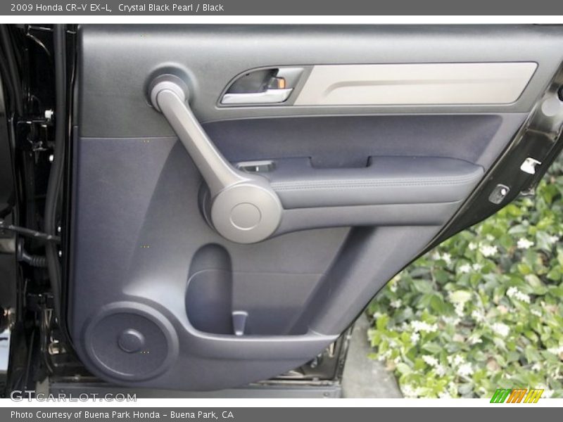Crystal Black Pearl / Black 2009 Honda CR-V EX-L