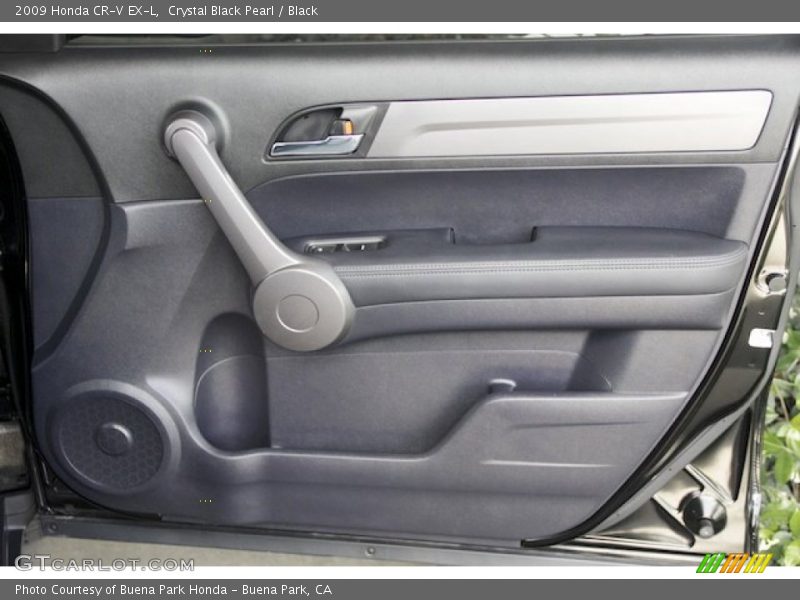 Crystal Black Pearl / Black 2009 Honda CR-V EX-L