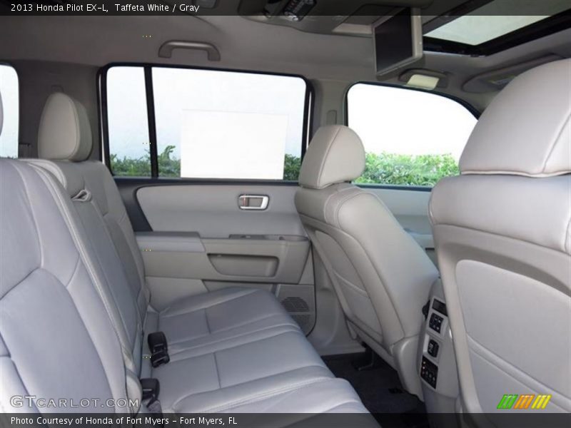 Taffeta White / Gray 2013 Honda Pilot EX-L