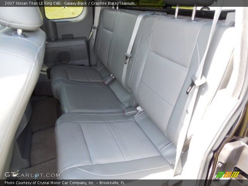 Galaxy Black / Graphite Black/Titanium 2007 Nissan Titan LE King Cab