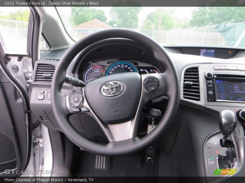 Classic Silver Metallic / Black 2013 Toyota Venza LE