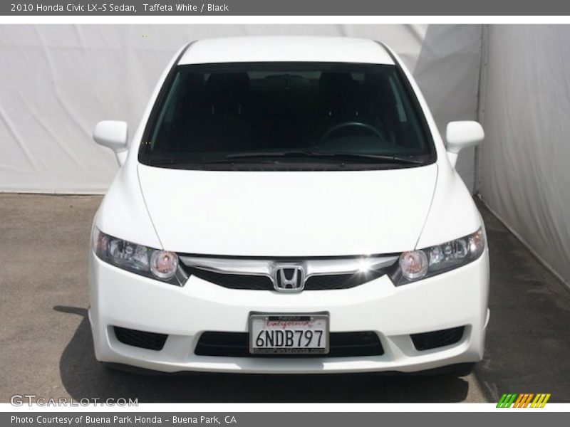 Taffeta White / Black 2010 Honda Civic LX-S Sedan