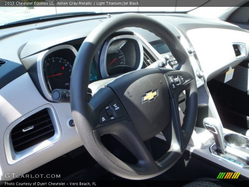 Ashen Gray Metallic / Light Titanium/Jet Black 2013 Chevrolet Equinox LS