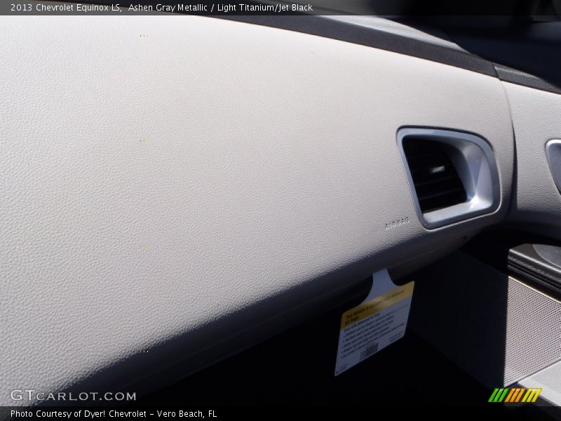 Ashen Gray Metallic / Light Titanium/Jet Black 2013 Chevrolet Equinox LS