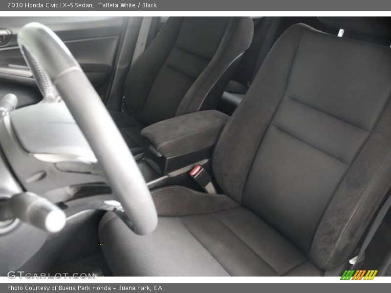 Taffeta White / Black 2010 Honda Civic LX-S Sedan