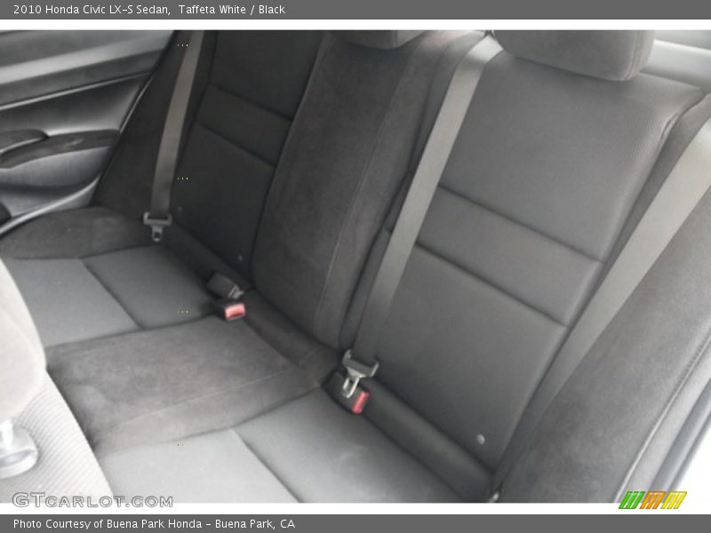 Taffeta White / Black 2010 Honda Civic LX-S Sedan