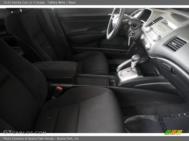Taffeta White / Black 2010 Honda Civic LX-S Sedan