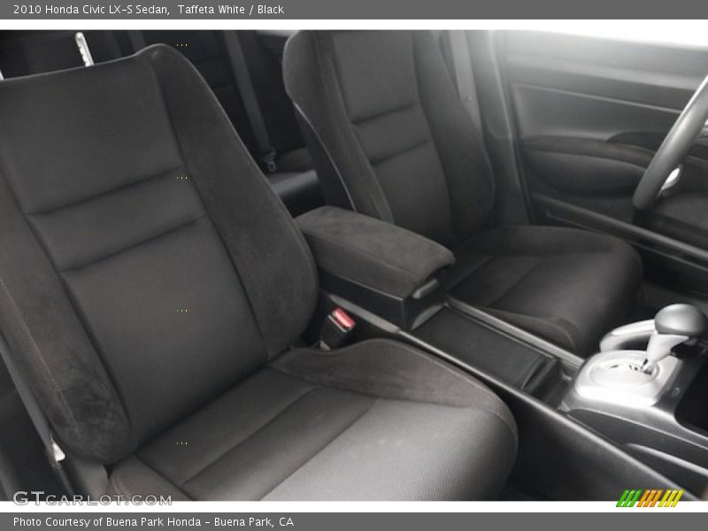 Taffeta White / Black 2010 Honda Civic LX-S Sedan