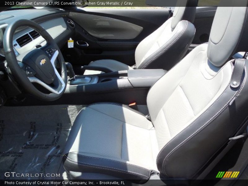 Ashen Gray Metallic / Gray 2013 Chevrolet Camaro LT/RS Convertible