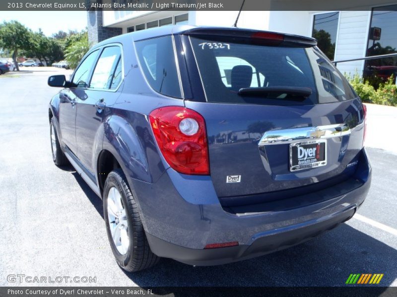 Atlantis Blue Metallic / Light Titanium/Jet Black 2013 Chevrolet Equinox LS