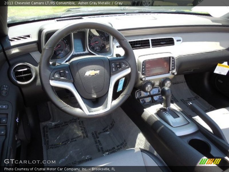 Ashen Gray Metallic / Gray 2013 Chevrolet Camaro LT/RS Convertible