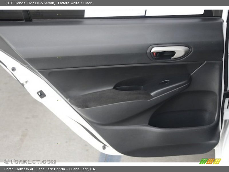 Taffeta White / Black 2010 Honda Civic LX-S Sedan
