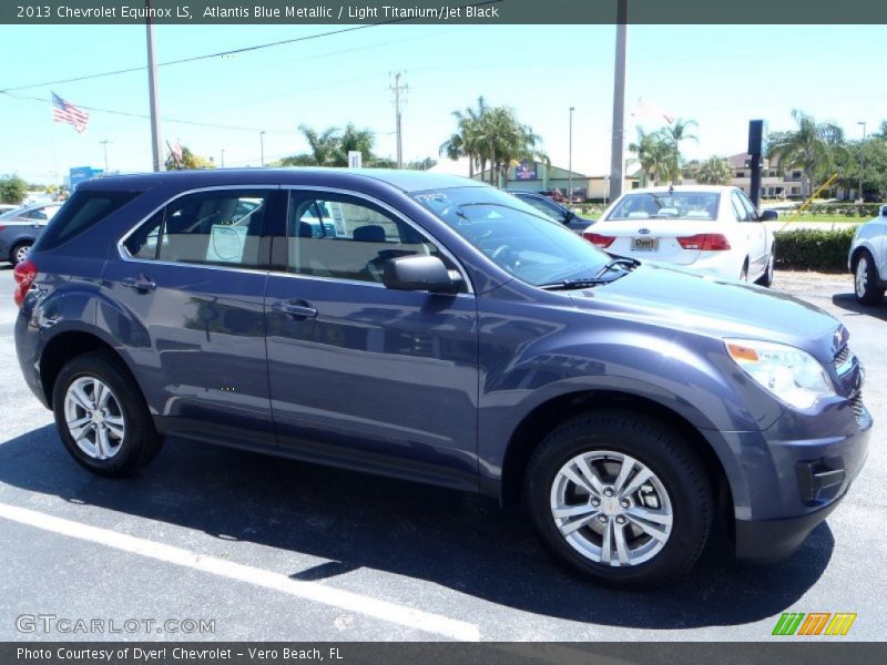 Atlantis Blue Metallic / Light Titanium/Jet Black 2013 Chevrolet Equinox LS