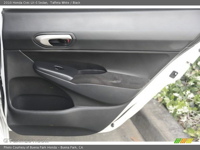 Taffeta White / Black 2010 Honda Civic LX-S Sedan