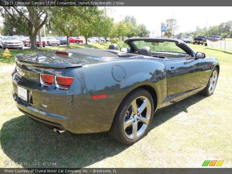 Ashen Gray Metallic / Gray 2013 Chevrolet Camaro LT/RS Convertible