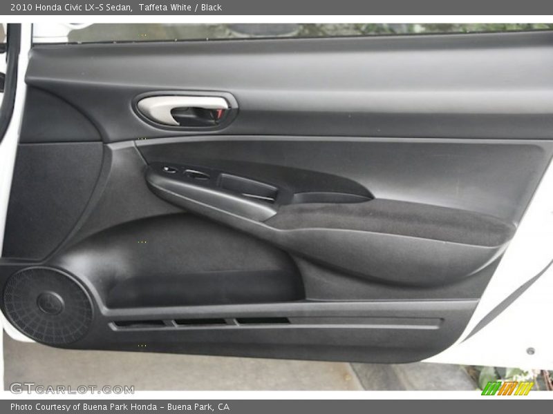 Taffeta White / Black 2010 Honda Civic LX-S Sedan