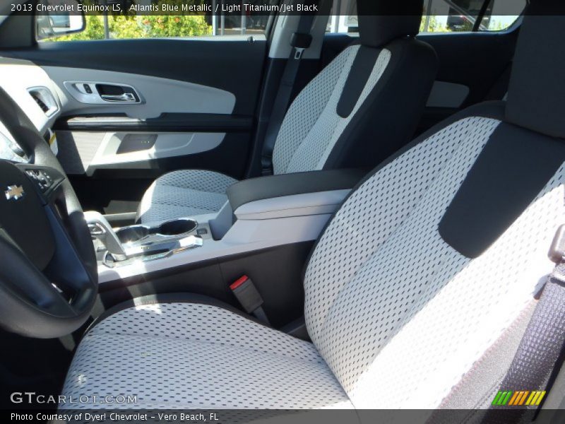 Atlantis Blue Metallic / Light Titanium/Jet Black 2013 Chevrolet Equinox LS