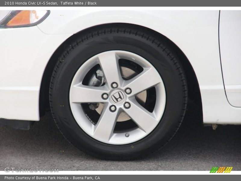 Taffeta White / Black 2010 Honda Civic LX-S Sedan