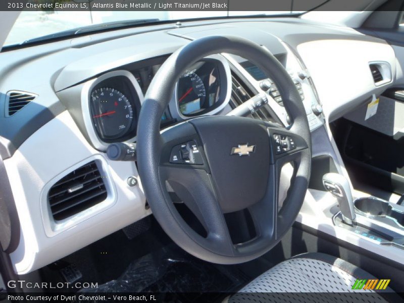 Atlantis Blue Metallic / Light Titanium/Jet Black 2013 Chevrolet Equinox LS
