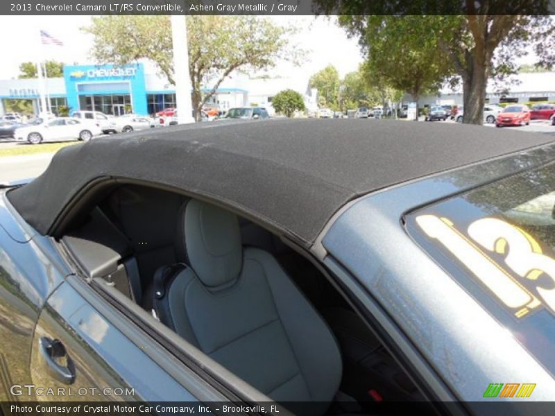 Ashen Gray Metallic / Gray 2013 Chevrolet Camaro LT/RS Convertible