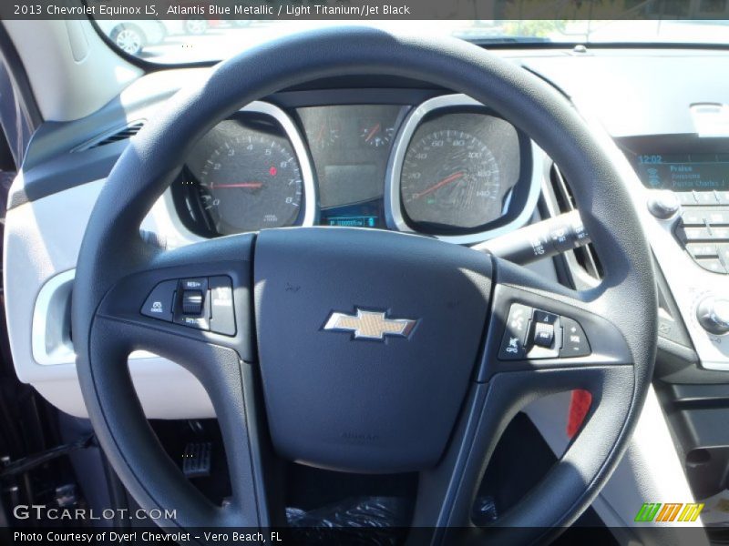 Atlantis Blue Metallic / Light Titanium/Jet Black 2013 Chevrolet Equinox LS