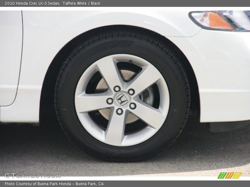 Taffeta White / Black 2010 Honda Civic LX-S Sedan