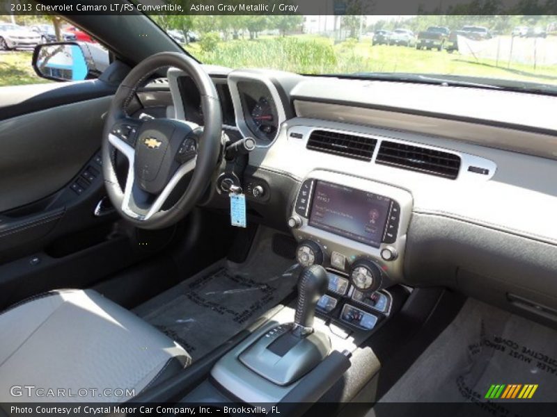 Ashen Gray Metallic / Gray 2013 Chevrolet Camaro LT/RS Convertible