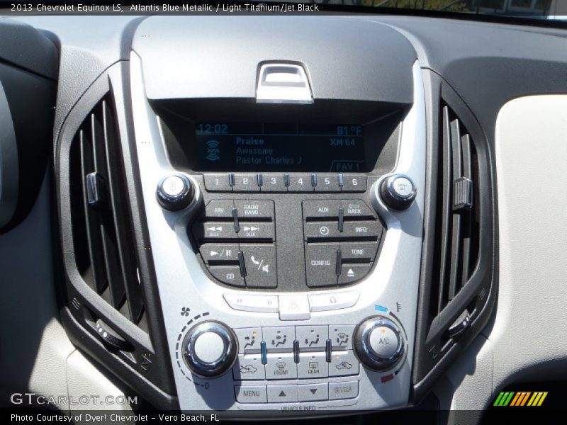 Atlantis Blue Metallic / Light Titanium/Jet Black 2013 Chevrolet Equinox LS