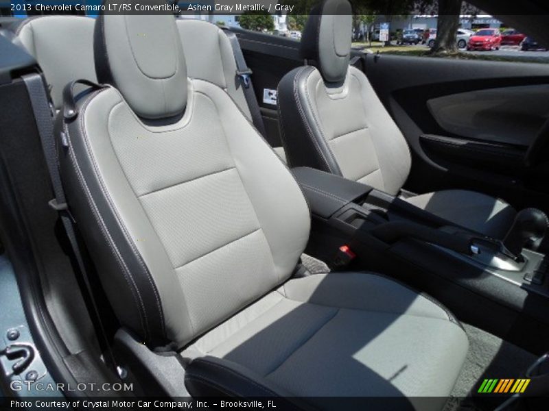 Ashen Gray Metallic / Gray 2013 Chevrolet Camaro LT/RS Convertible