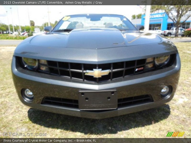 Ashen Gray Metallic / Gray 2013 Chevrolet Camaro LT/RS Convertible