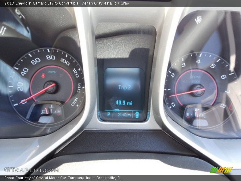 Ashen Gray Metallic / Gray 2013 Chevrolet Camaro LT/RS Convertible