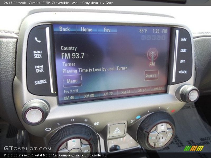 Ashen Gray Metallic / Gray 2013 Chevrolet Camaro LT/RS Convertible