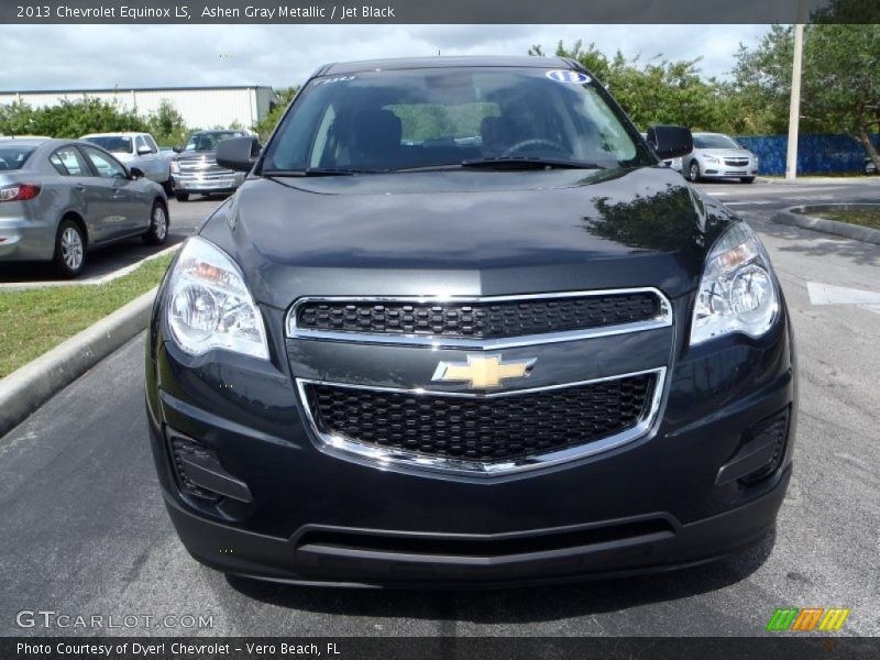 Ashen Gray Metallic / Jet Black 2013 Chevrolet Equinox LS