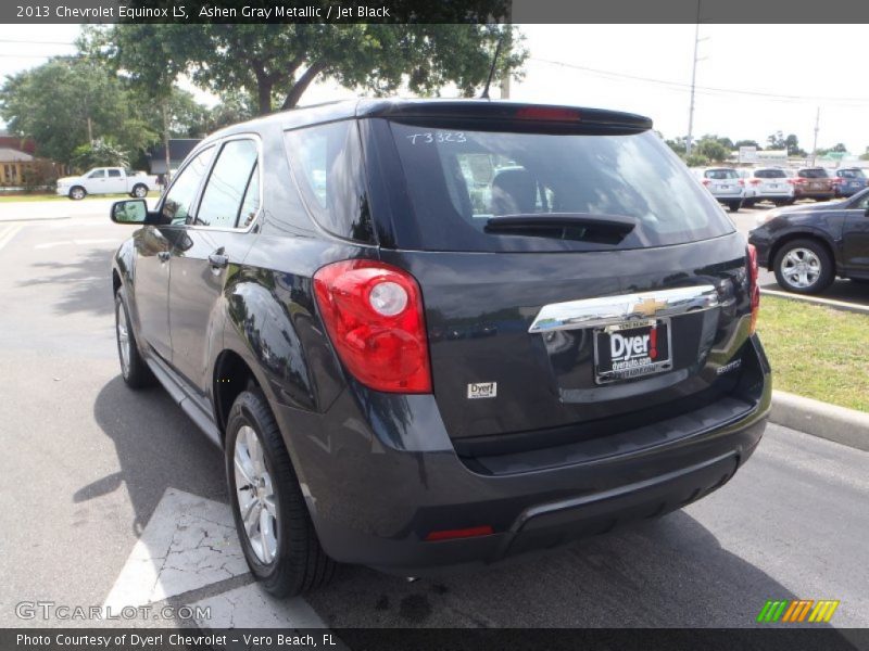 Ashen Gray Metallic / Jet Black 2013 Chevrolet Equinox LS