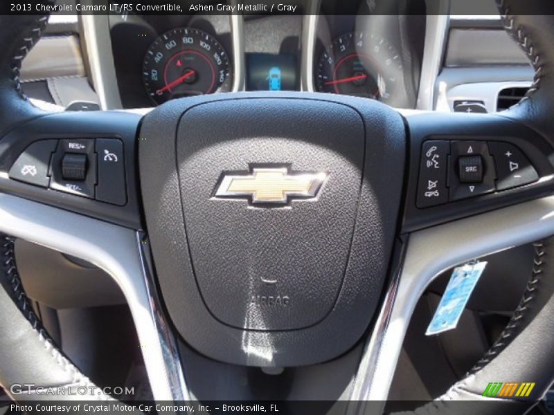 Ashen Gray Metallic / Gray 2013 Chevrolet Camaro LT/RS Convertible