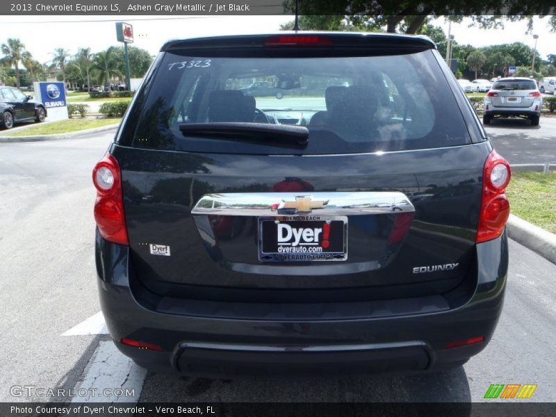 Ashen Gray Metallic / Jet Black 2013 Chevrolet Equinox LS