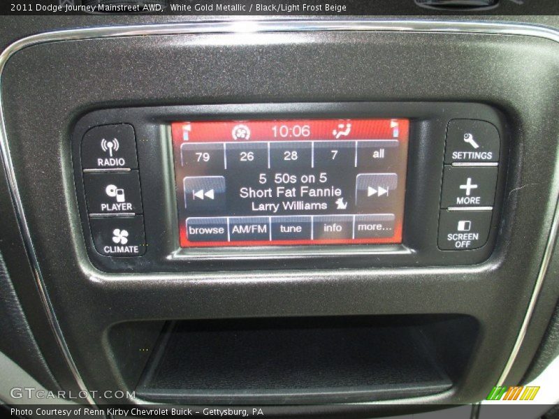 White Gold Metallic / Black/Light Frost Beige 2011 Dodge Journey Mainstreet AWD