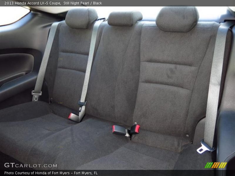 Rear Seat of 2013 Accord LX-S Coupe