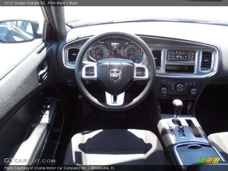 Pitch Black / Black 2012 Dodge Charger SE