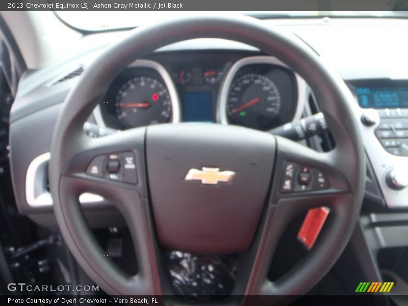 Ashen Gray Metallic / Jet Black 2013 Chevrolet Equinox LS