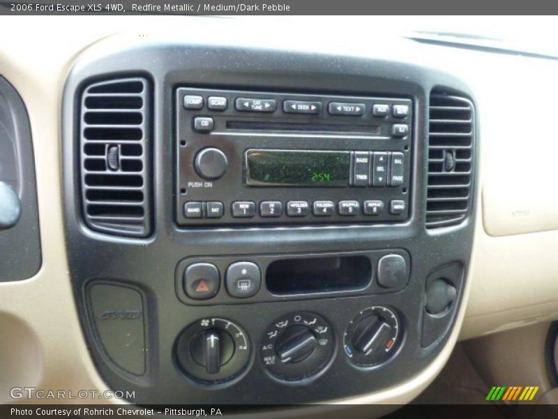 Controls of 2006 Escape XLS 4WD