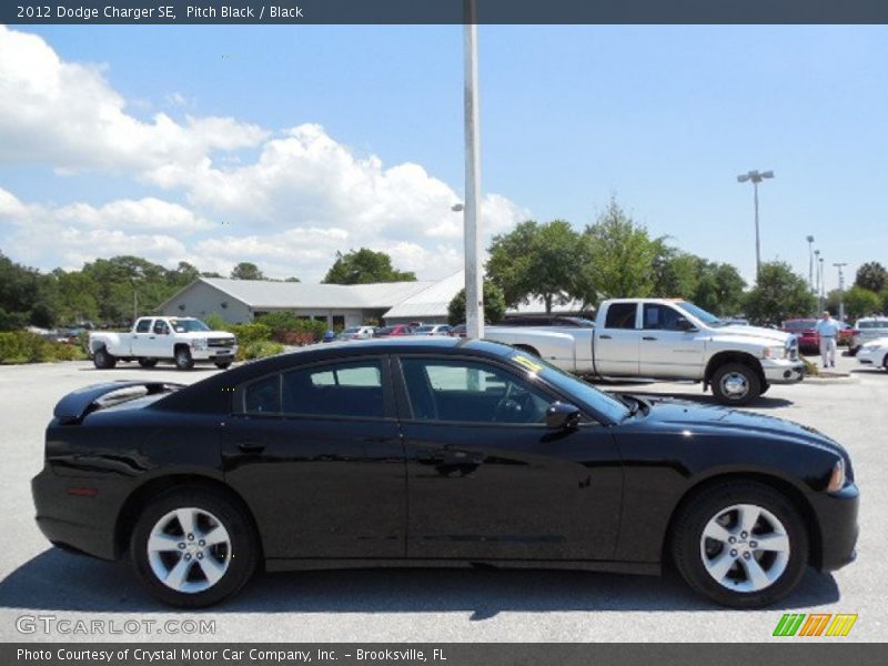 Pitch Black / Black 2012 Dodge Charger SE
