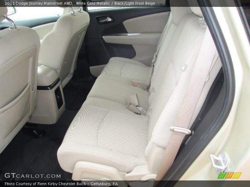 White Gold Metallic / Black/Light Frost Beige 2011 Dodge Journey Mainstreet AWD