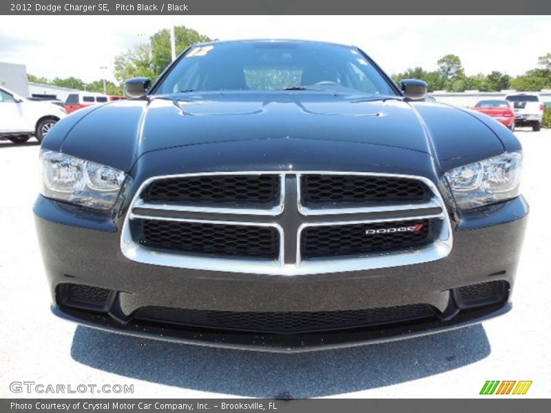 Pitch Black / Black 2012 Dodge Charger SE