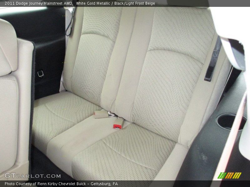 White Gold Metallic / Black/Light Frost Beige 2011 Dodge Journey Mainstreet AWD