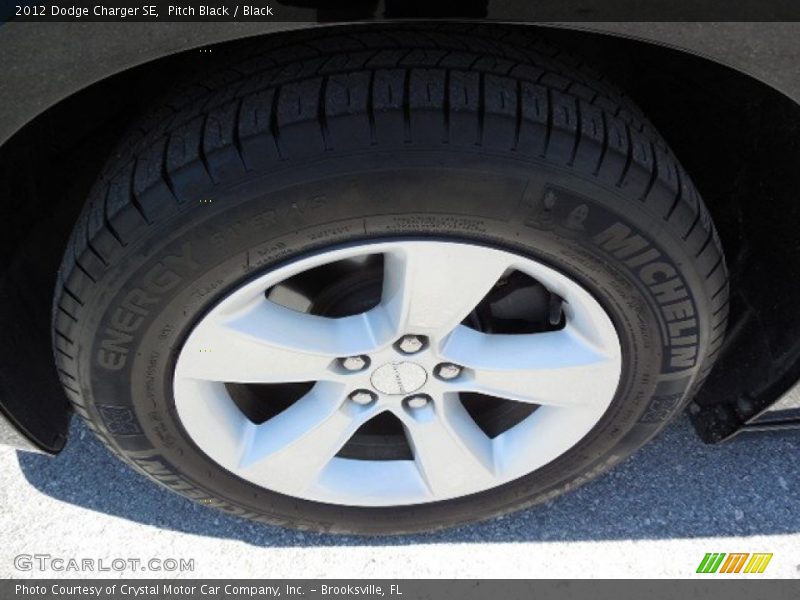 Pitch Black / Black 2012 Dodge Charger SE