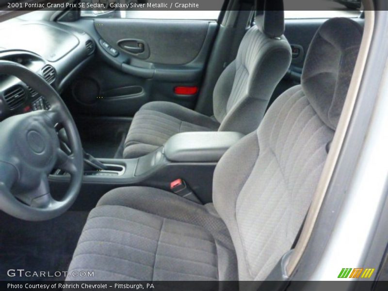  2001 Grand Prix SE Sedan Graphite Interior